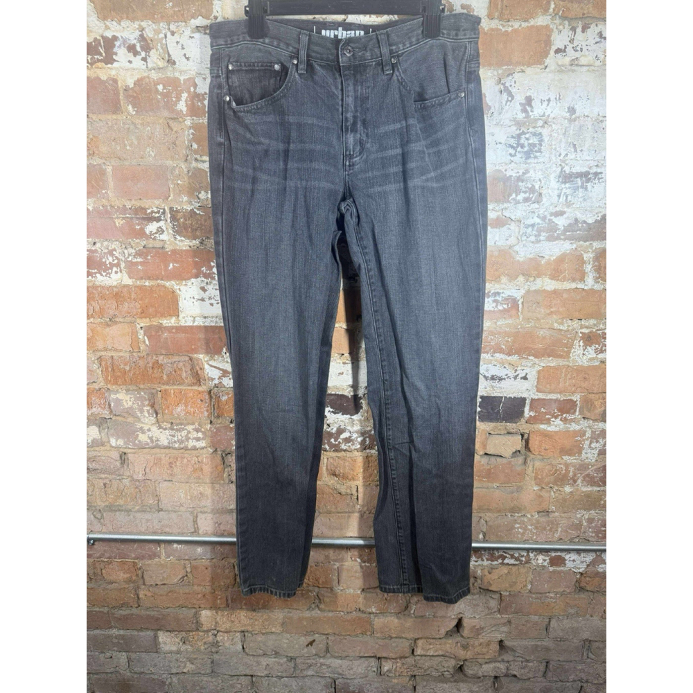 Urban Pipeline Jeans Mens 33x34 Blue Medium Wash Cotton Straight Fit Denim